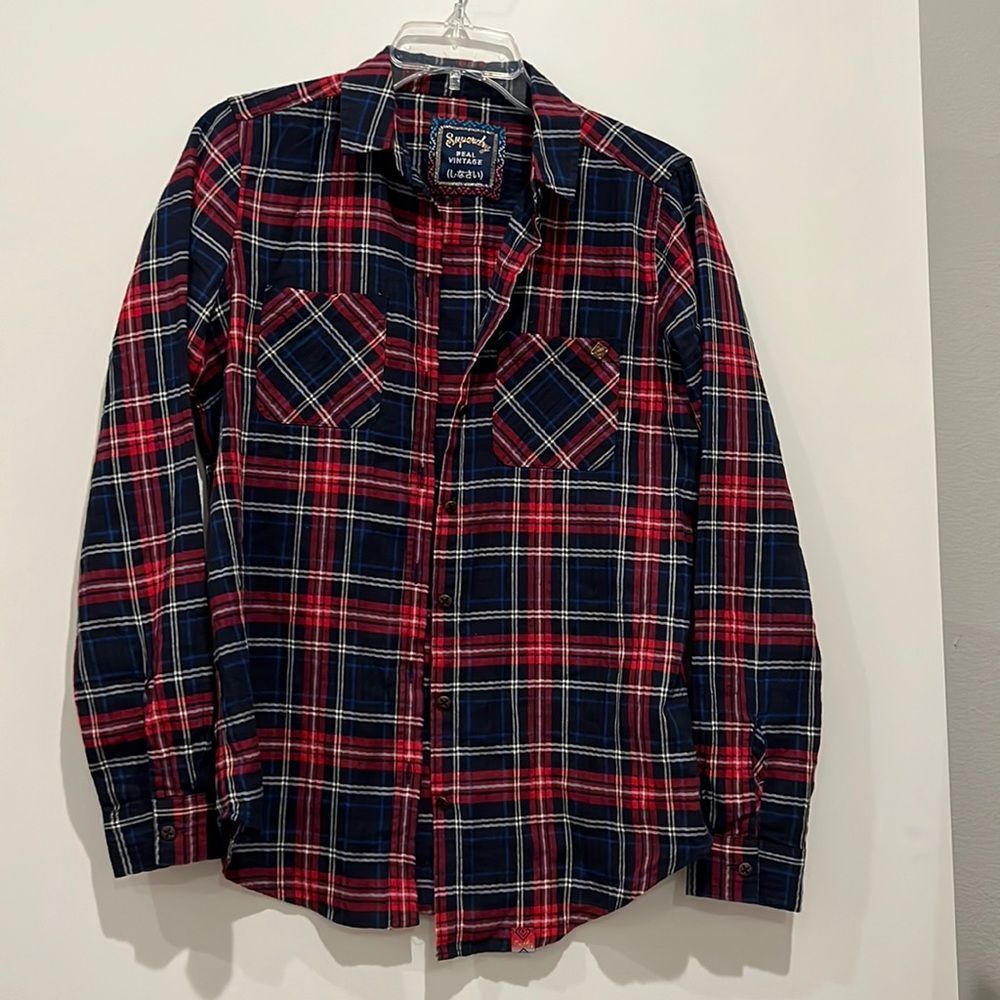 Superdry Plaid Button Down Shirt